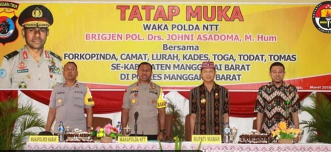 Kunker di Polres Mabar, Wakapolda NTT Cek Kesiapan Pengamanan Pemilu 2019