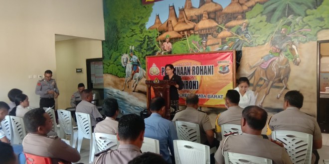 Polres Sumba Barat Laksanakana Binrohtal