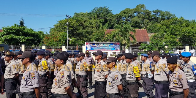 Jelang Perayaan Paskah, Polres Sumba Barat Selenggarakan Apel Gelar Pasukan