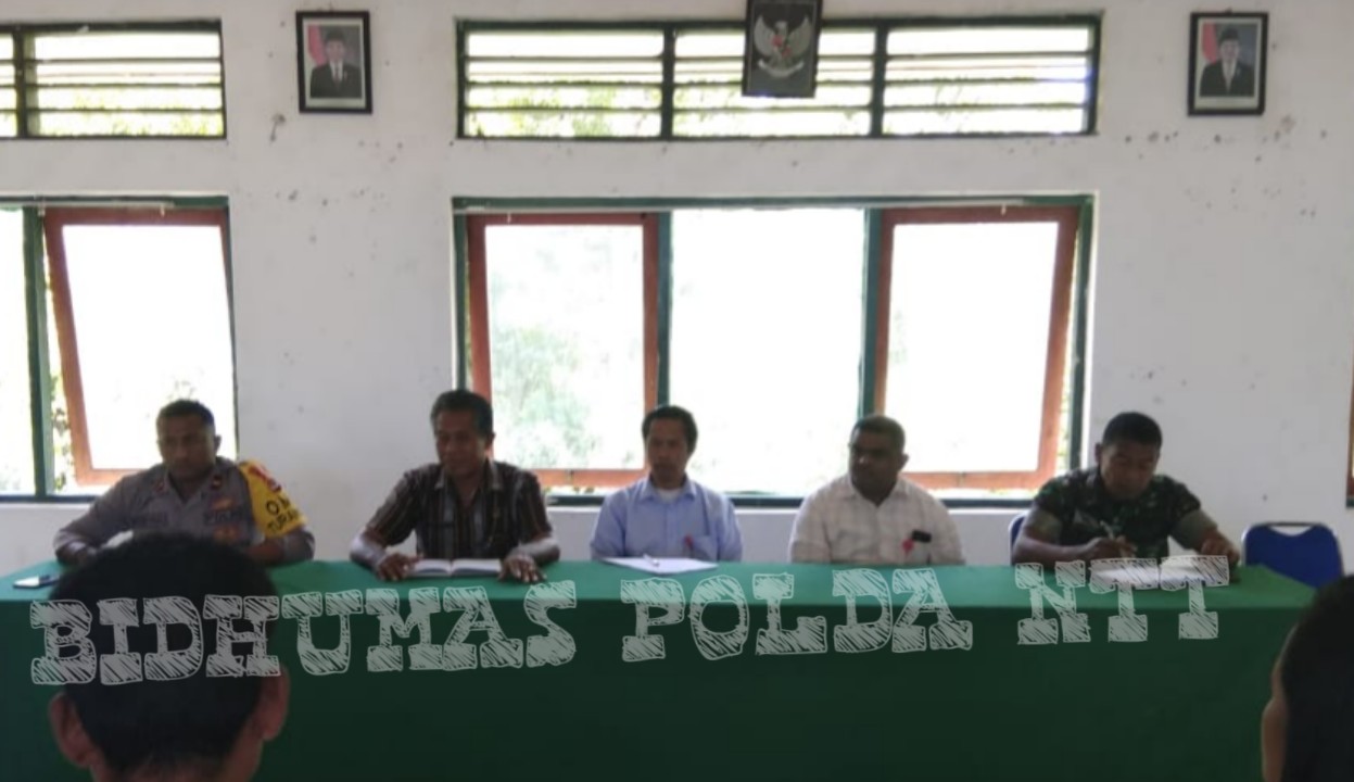 Hadiri Rakor Tingkat Kecamatan Lamboya, Ini Pesan Kapolsek Lamboya