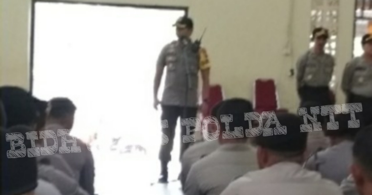 Kapolres Mabar Cek Kesiapan Pasukan Jelang Pemilu 2019