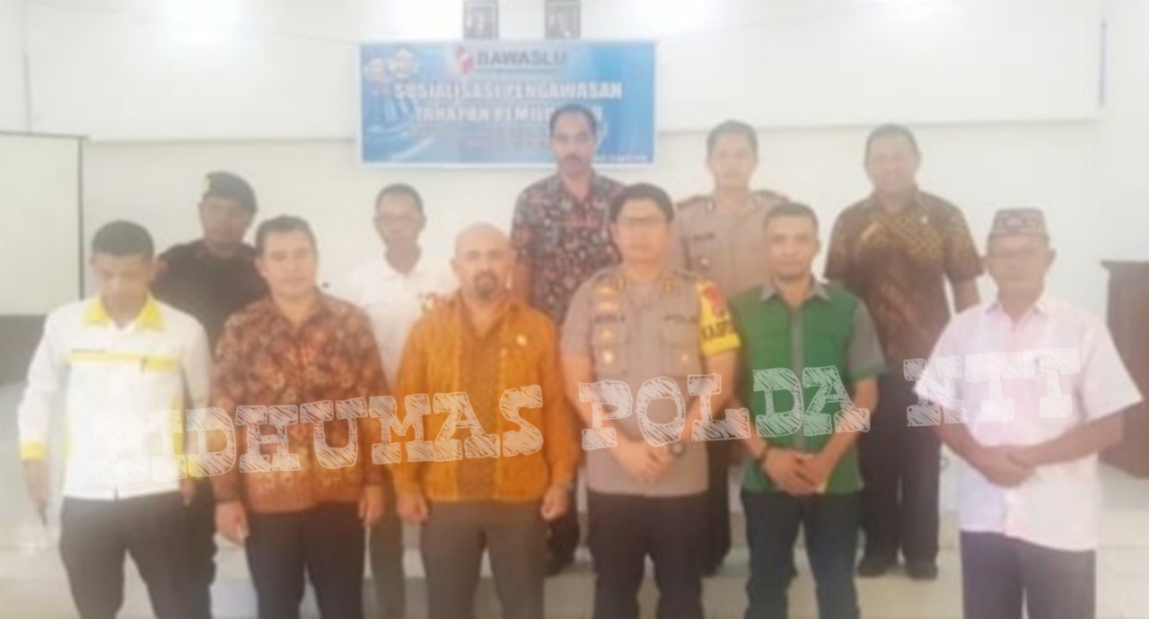 Hadiri Giat Sosialisasi Pengawasan Tahapan Pemilu 2019, Ini Pesan Kapolres Mabar