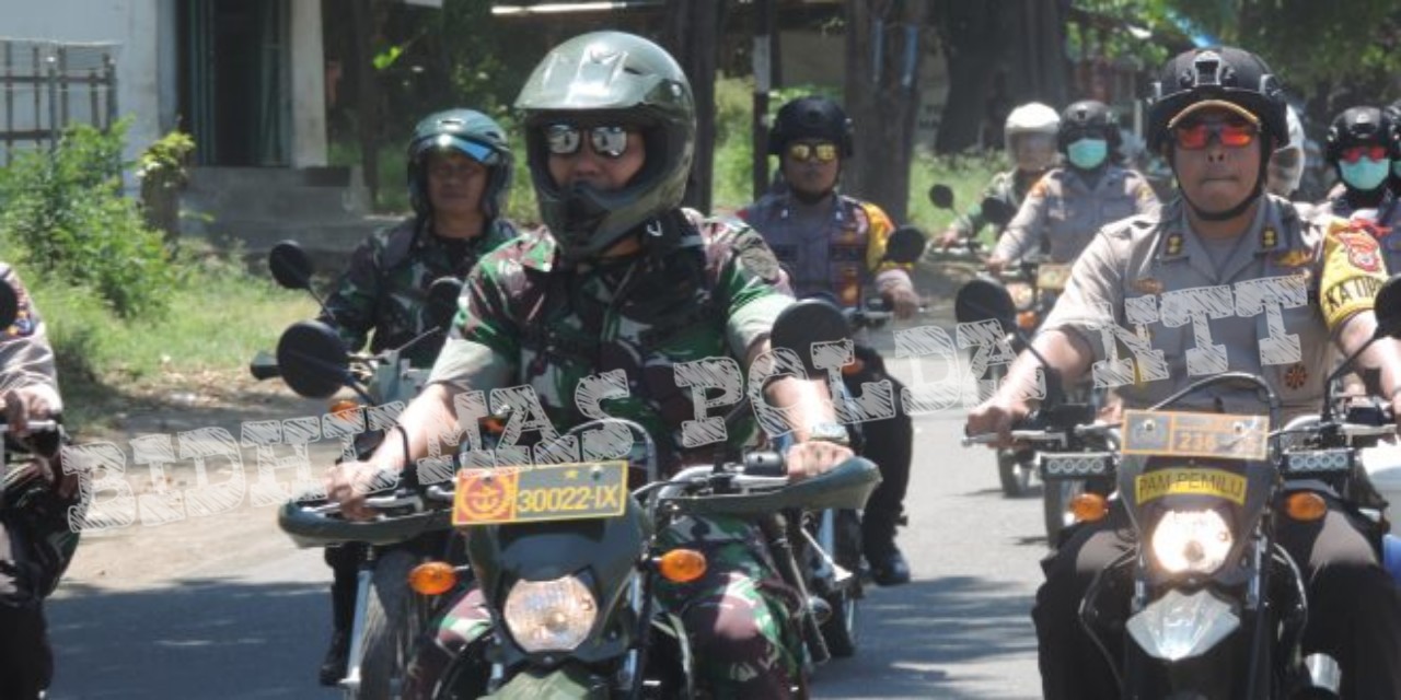 Pastikan Situasi Aman Jelang Pemilu 2019, Polres Ende Gelar Patroli Gabungan