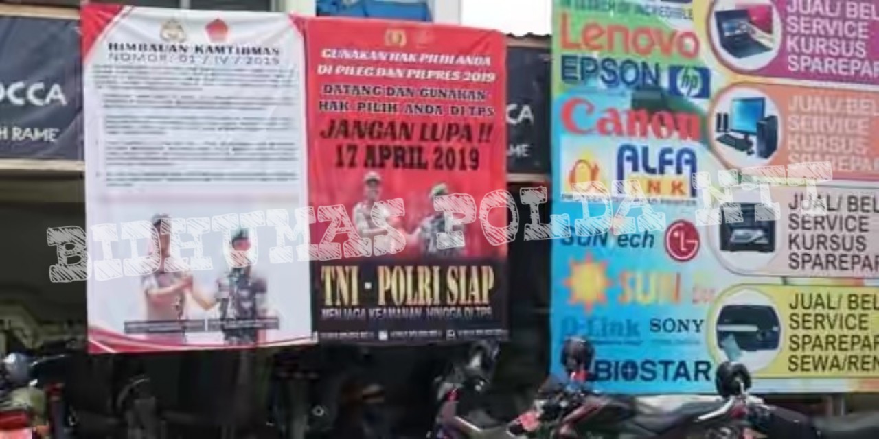 Polres Belu Berikan Imbauan Kamtibmas Menjelang Pemilu 2019