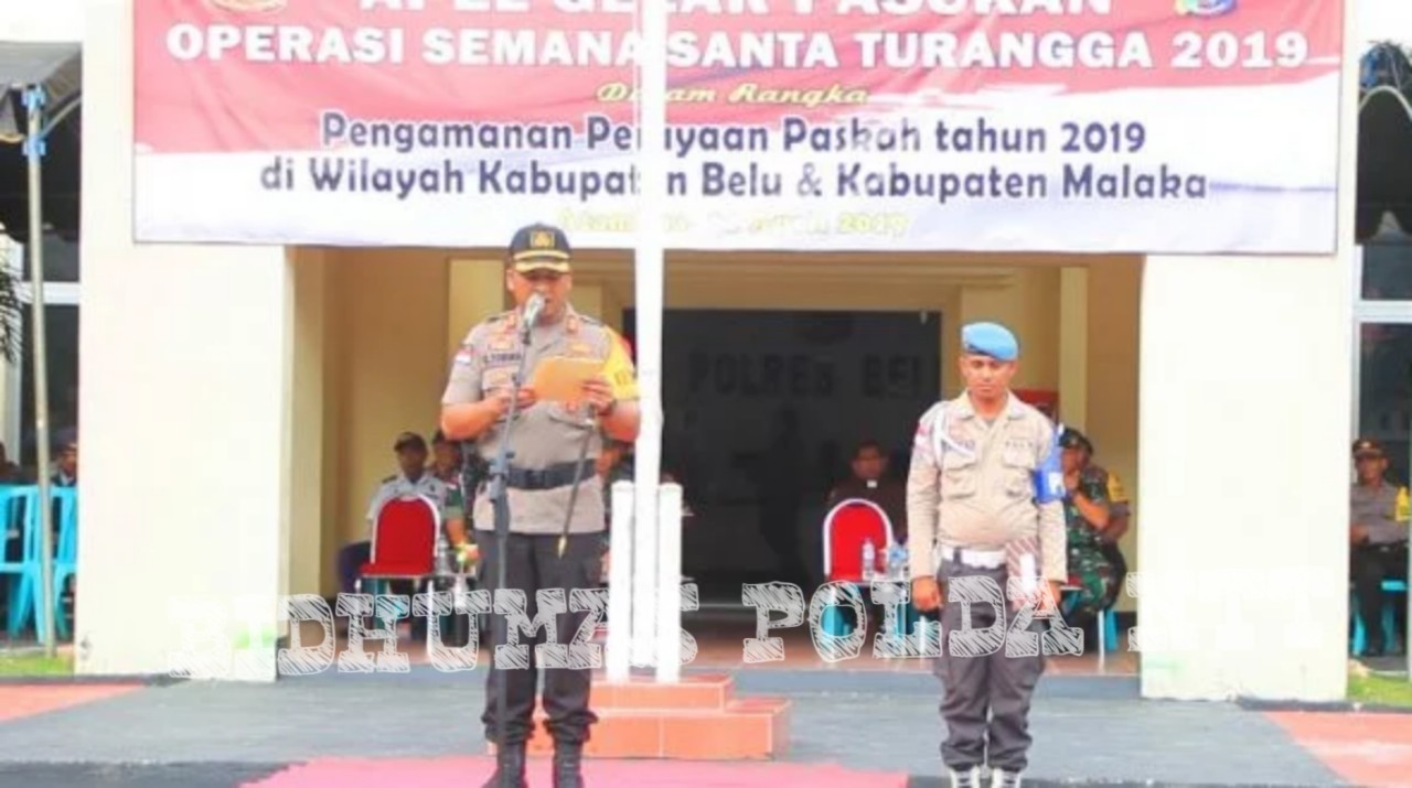 Polres Belu Gelar Operasi Semana Santa Turangga 2019 Dalam Rangka Pengamanan Hari Paskah