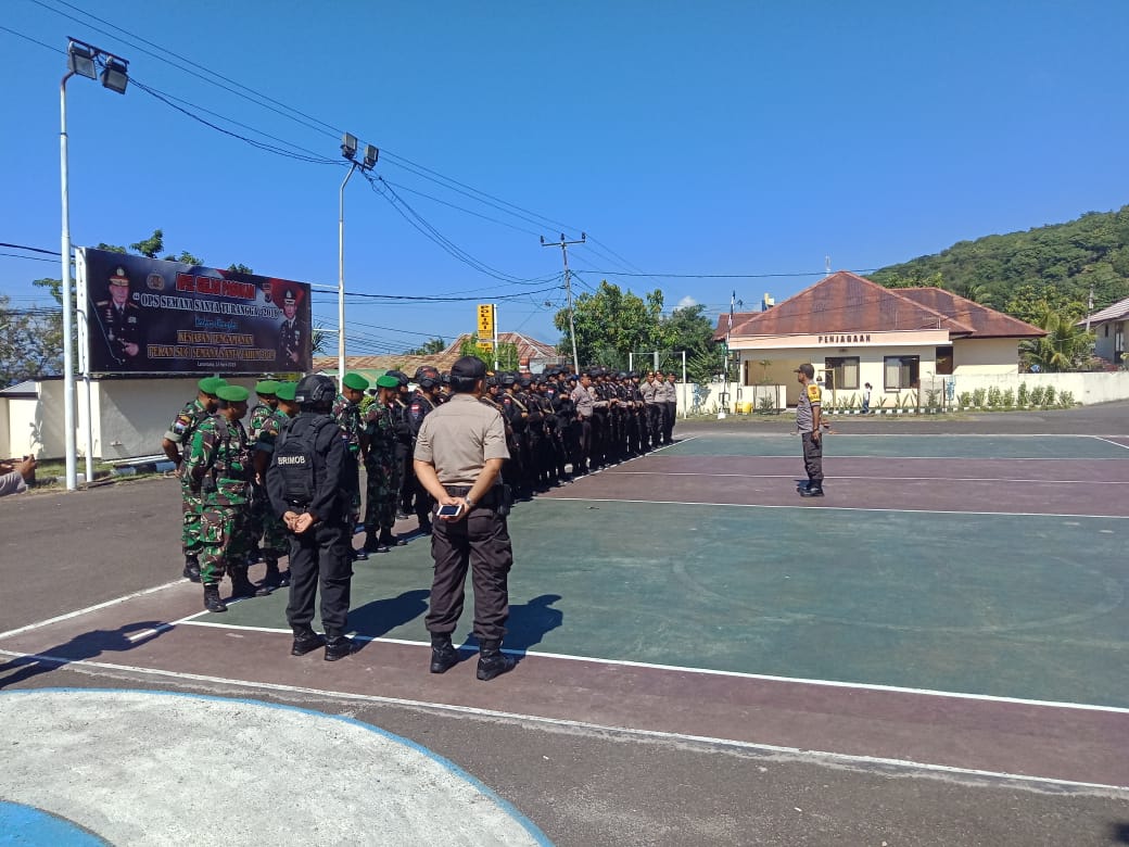 Polres Flotim Gandeng TNI Kodim 1624 Gelar Patroli Gabungan