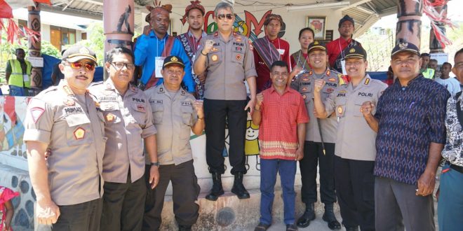 Kenangan Terakhir Brigjen Pol. Drs.Syaiful Zachri, Saat Bertugas Memantau Pemilu 2019 di Wilayah Hukum Polres Belu