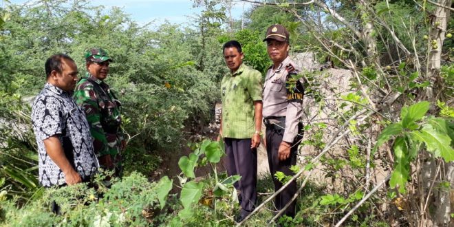 Kapolsek Amanuban Selatan Tinjau Tanah Langsor