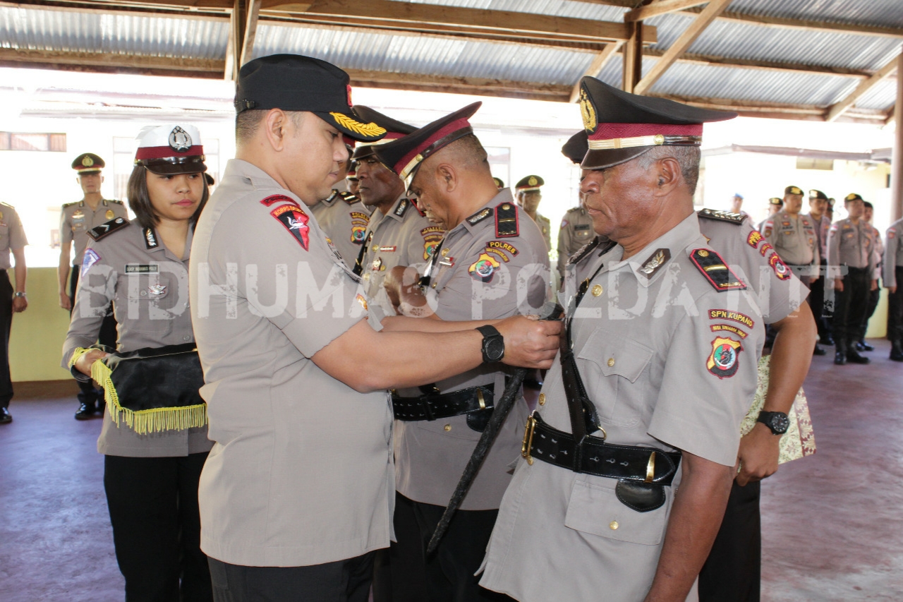 Kapolres TTS Pimpin Sertijab Sejumlah Pejabat di Lingkungan Polres TTS