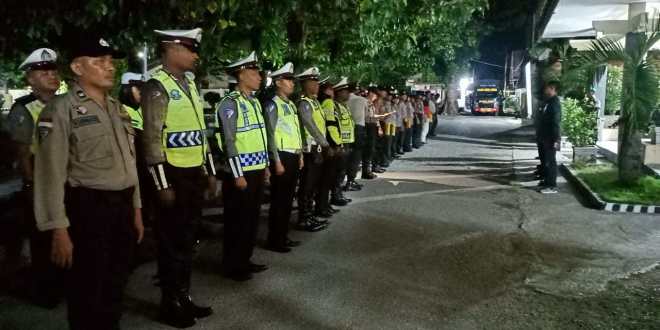 Polres Sumba Timur Gelar Patroli Malam, Pasca Pengumuman Hasil Rekap Nasional Pemilu Oleh KPU