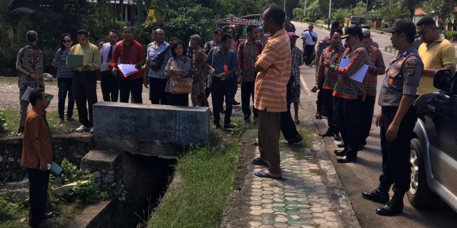 Personil Polres TTU Laksanakan Pengamanan Pemeriksaan Lokasi Tanah