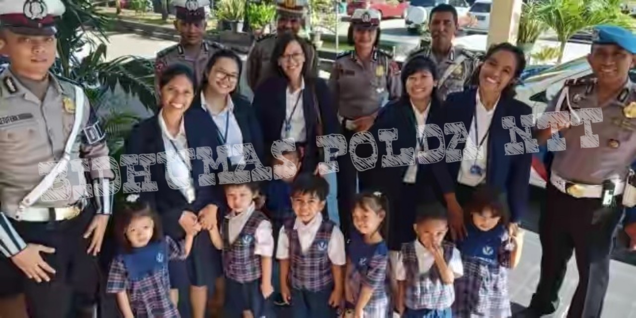 Polres Kupang Kota Menerima Kunjungan TK Dian Harapan