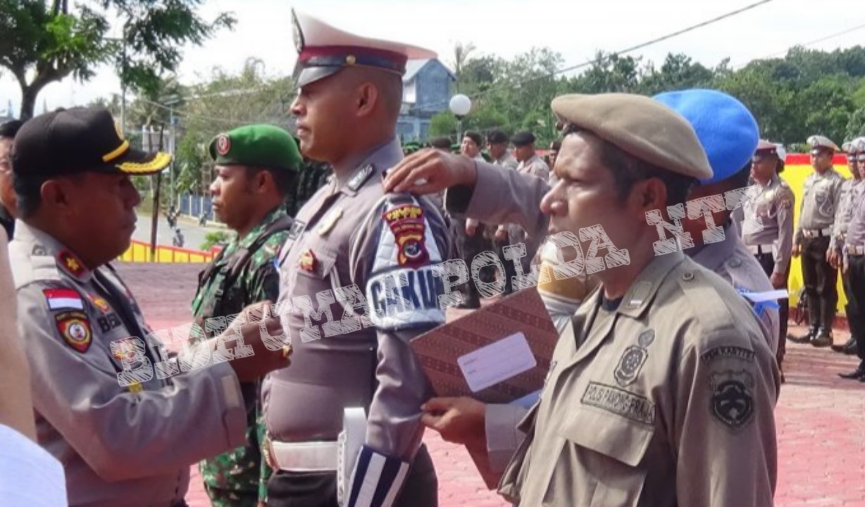 Wakapolres TTS Pimpin Apel Gelar Pasukan Ops Ketupat Tahun 2019