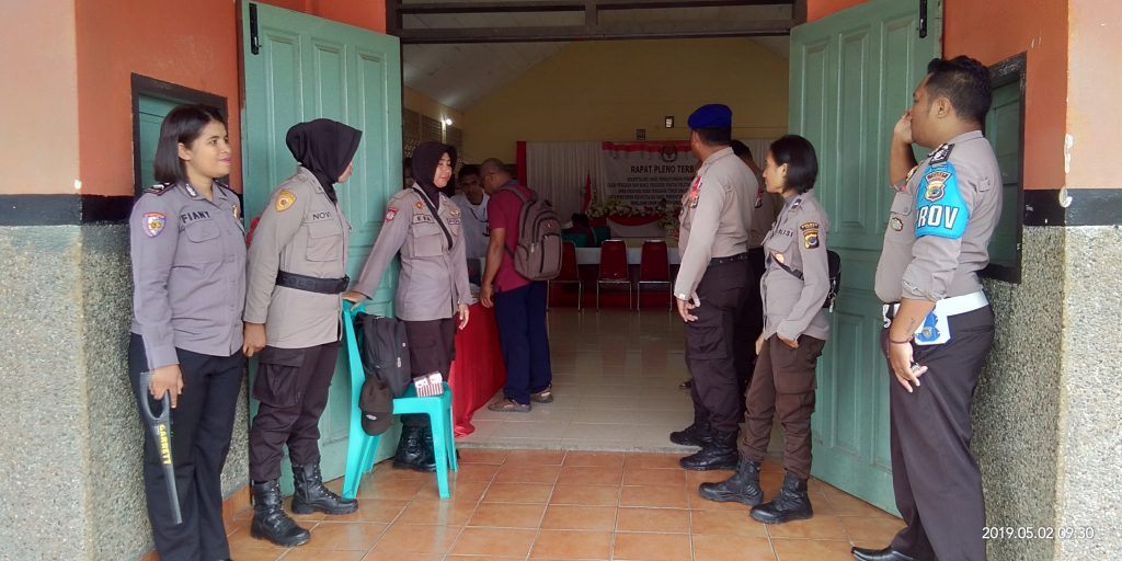 Kapolres Ende Kerahkan 171 Orang Anggotanya Amankan Rapat Pleno Terbuka