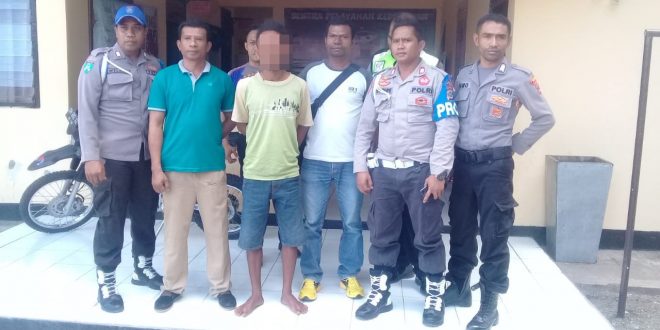 Berkat Kerjasama dengan Polsek Malaka Tengah, Aparat Polsek Laenmanen Berhasil Ringkus Pelaku Penikaman