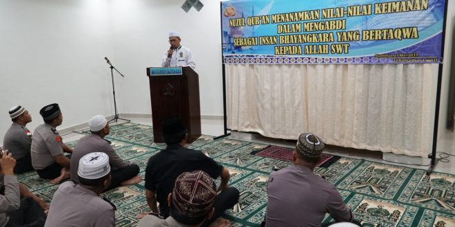 Polres Belu dan Majelis Taklim Bhayangkari Belu Gelar Peringatan Nuzulul Quran