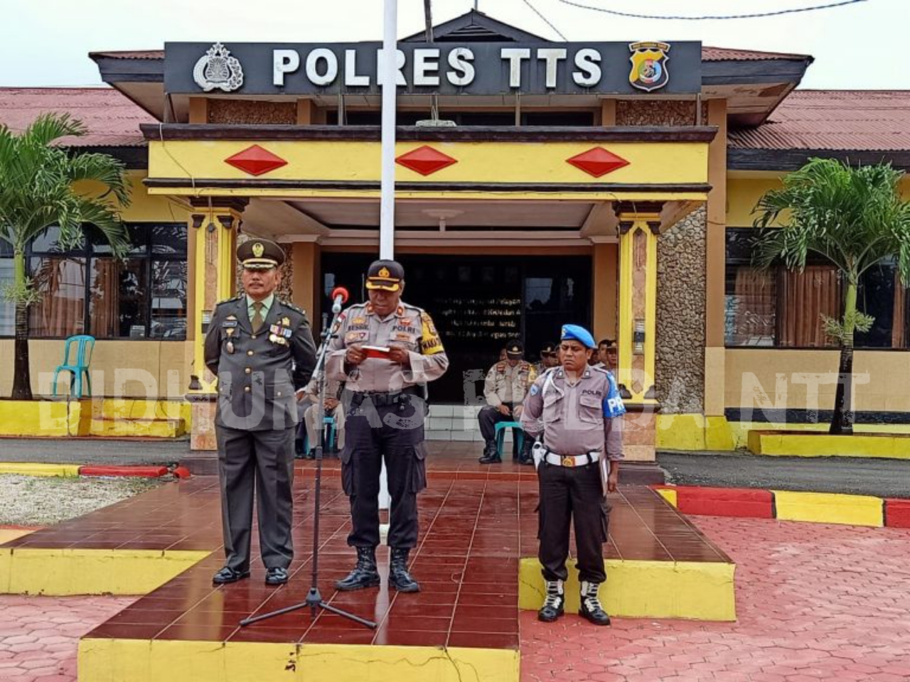 Wakapolres TTS dan Kasdim 1621 TTS Pimpin Apel Konsulidasi Ops Ketupat 2019