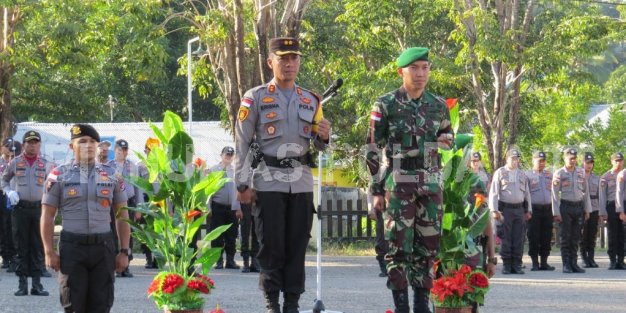 Polres TTU dan Kodim 1618 TTU Gelar Apel Hari Kesadaran