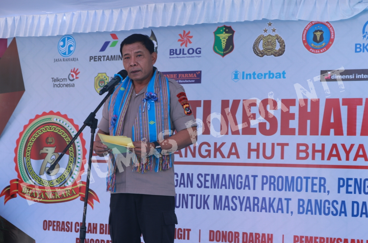 Kapolda NTT Buka Kegiatan Bhakti Kesehatan Polri di RS Bhayangkara Kupang