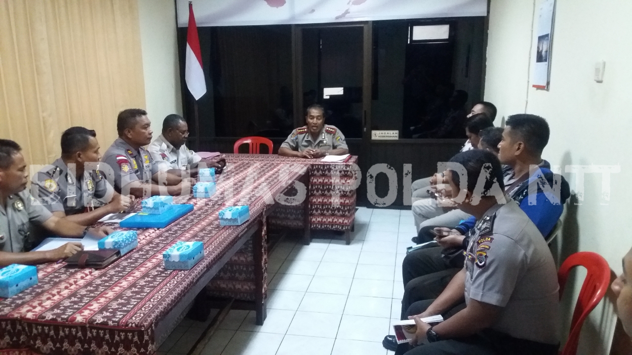 Rapatkan Barisan, Kabidpropam Polda NTT kumpulkan Kasubbagrenmin dan Operator Quick WIns kegiatan B-06