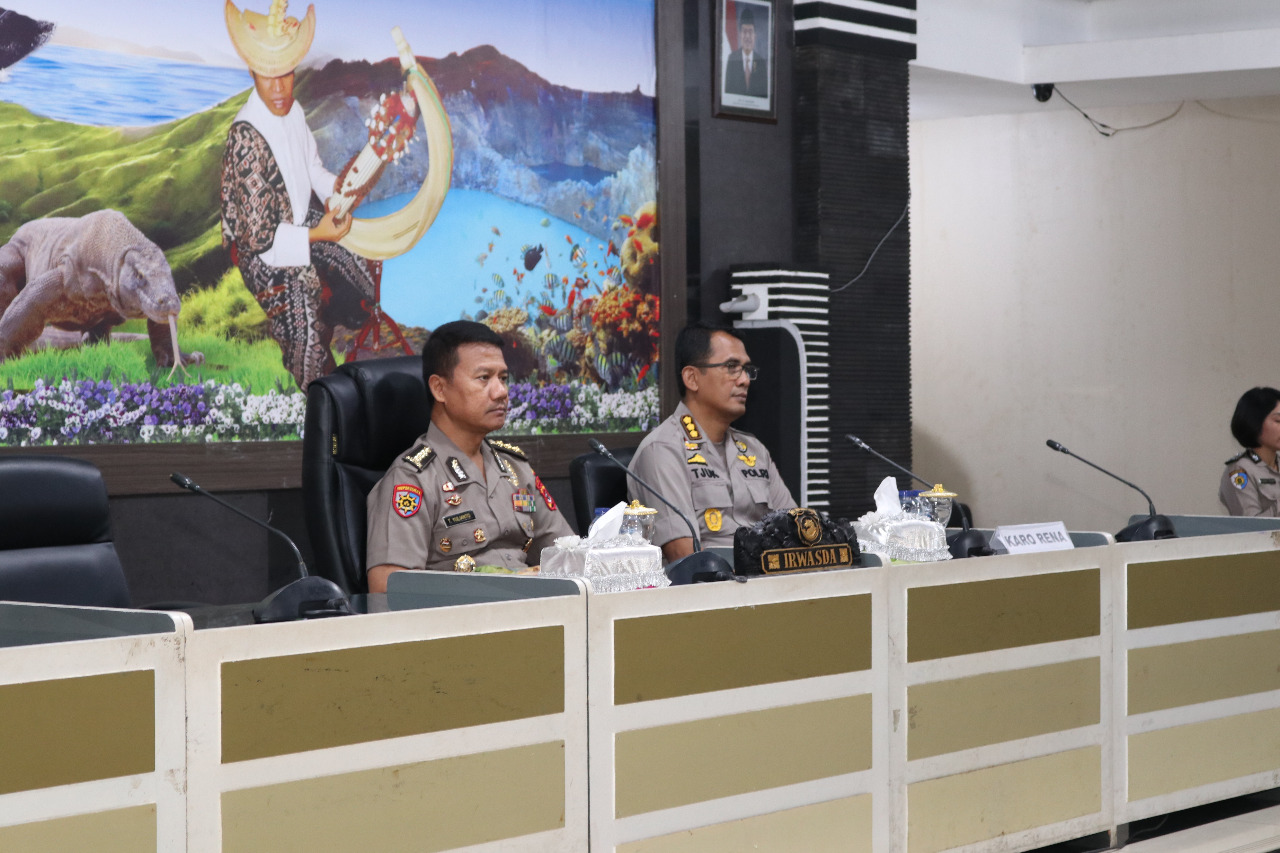 Tindak lanjut Pengawasan dan Supervisi Operasi Mantap Brata tahun 2019, Irwasda Polda NTT Beri Arahan dan Evaluasi Program Quick Wins Polda NTT