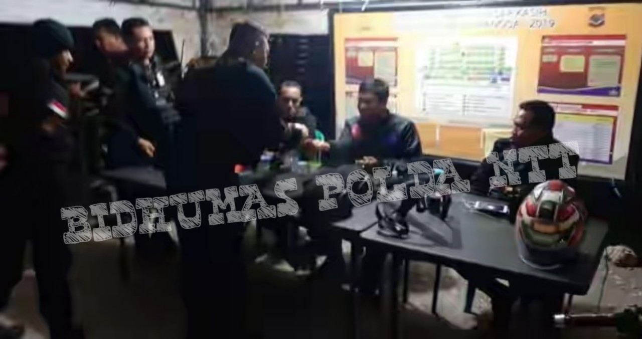 Berikan Rasa Aman Bagi Warga, Unit Turjawali Polres Kupang Kota Rutin Laksanakan Patroli Malam