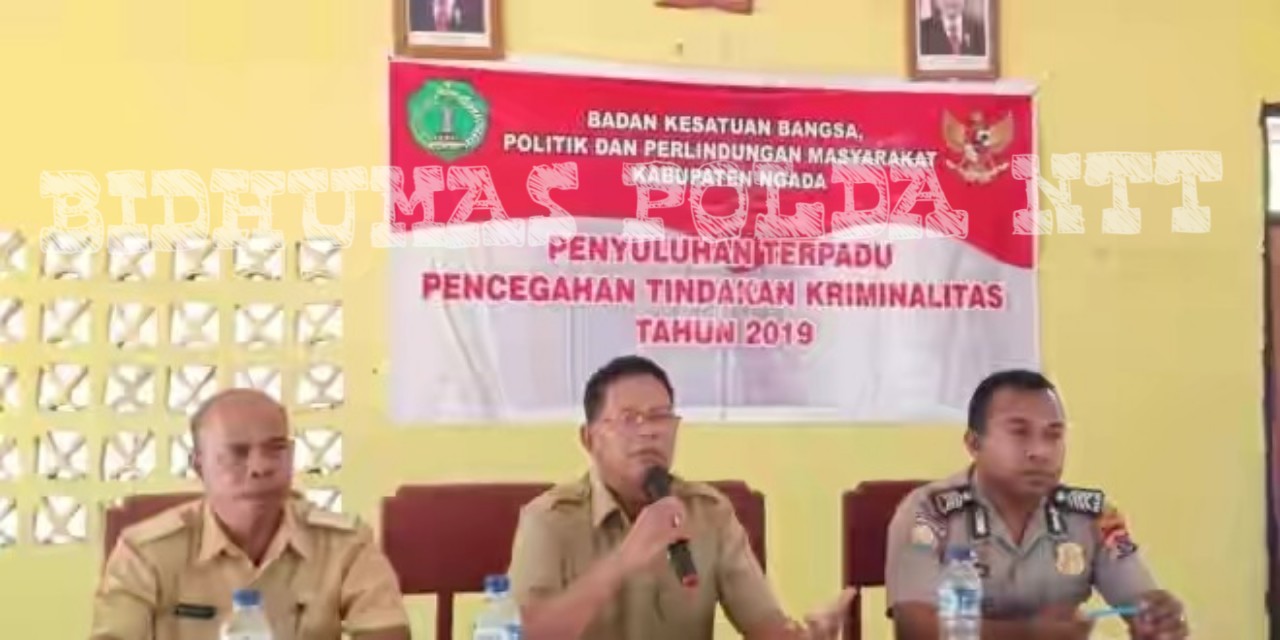 Cegah Tindakan Kriminal, Personel Sat Binmas Gelar Giat FGD di Kantor Desa Tadho