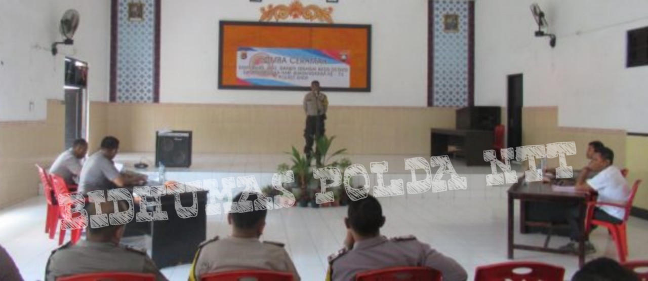 Sambut HUT Bhayangkara Ke 73, Polres Ende Gelar Lomba Ceramah Bhabinkamtibmas