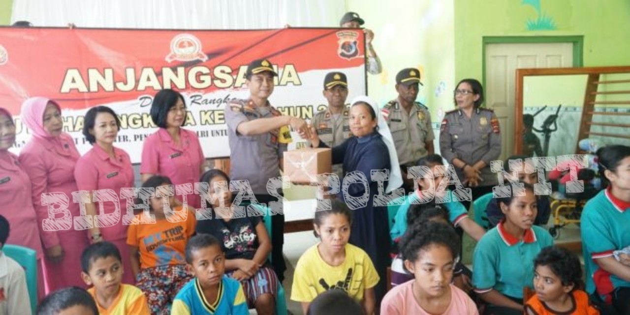 Sambut Hari Bhayangkara ke-73, Personel Polres Belu Laksanakan Giat Anjangsana