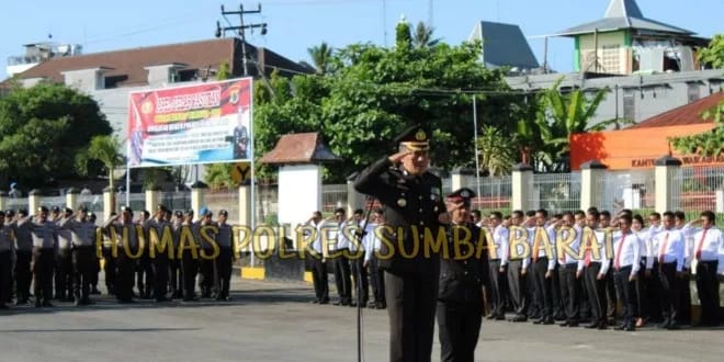 Kapolres Sumba Barat Pimpin Upacara Hari Lahir Pancasila