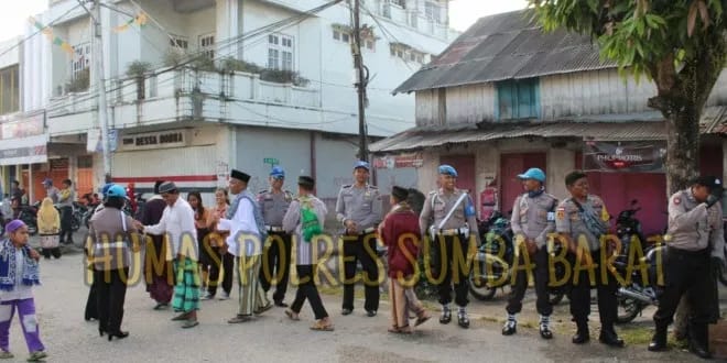 Berikan Rasa Aman Kepada Warga, Puluhan Personil Dilibatkan Dalam Pengamanan Hari Raya Idul Fitri 1440 H