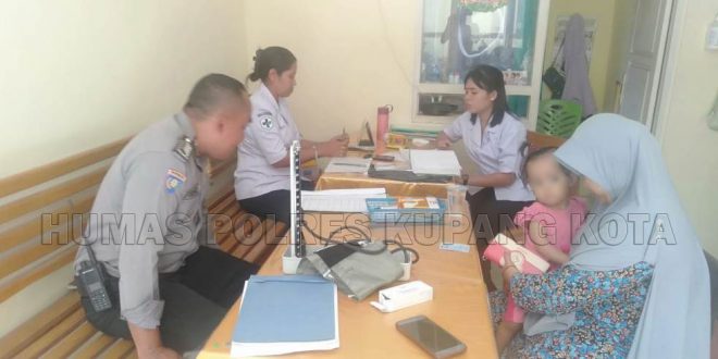 Sambangi Pustu, Ini Yang di Sampaikan Bhabinkamtibmas Polsek Oebobo