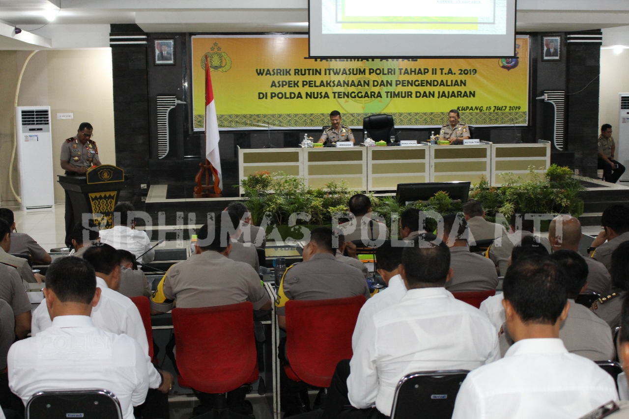 Wakapolda NTT buka Taklimat Awal Wasrik Tahap II T.A. 2019 di Mapolda NTT