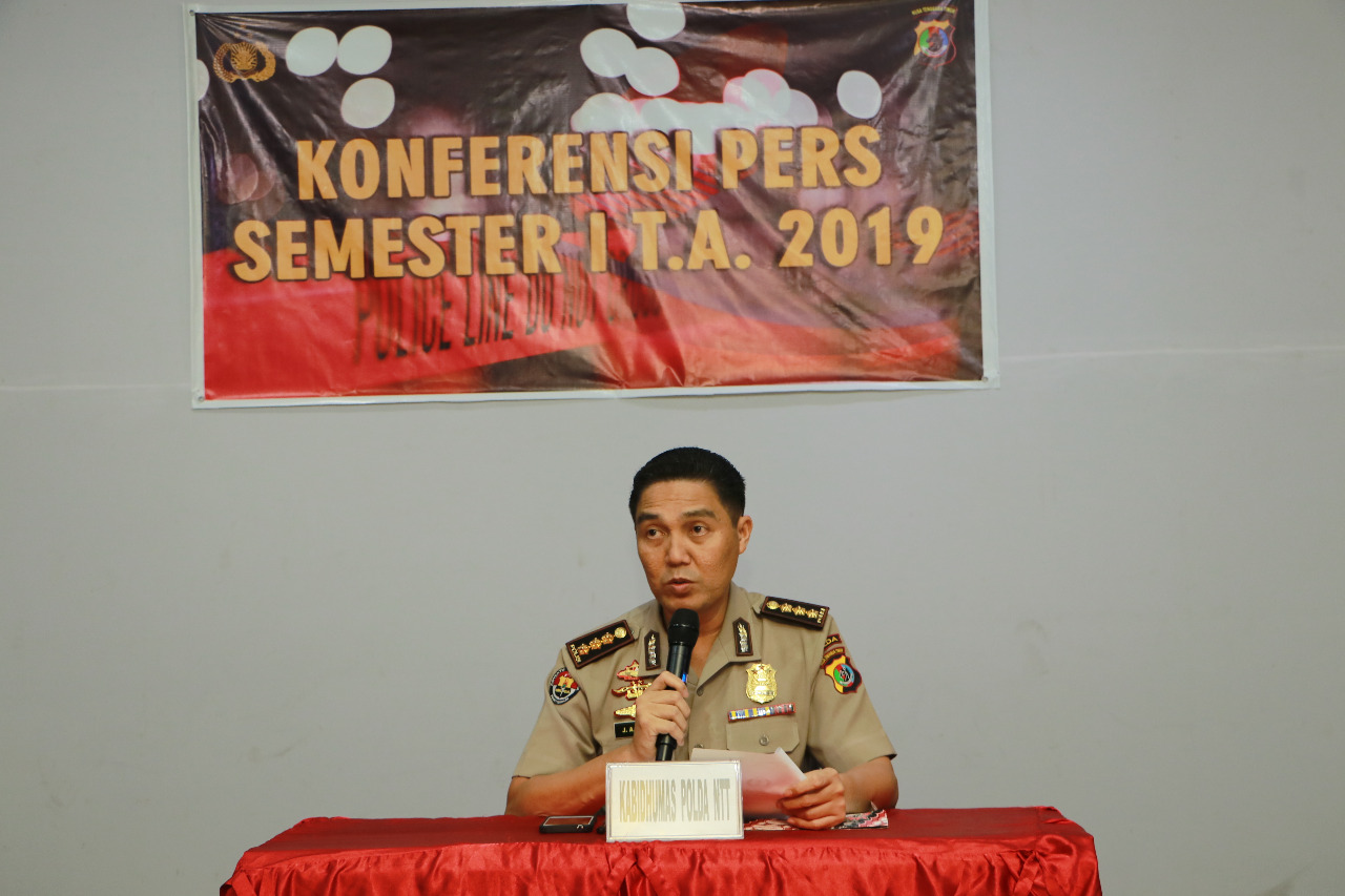 Kabid Humas Polda NTT : Tingkat Gangguan Kamtibmas Semester Satu Tahun 2019 Turun