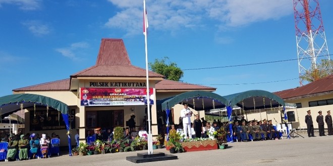 Pimpin Upacara Hari Bhayangkara ke 73, Bupati Sumba Tengah Bacakan Amanat Presiden RI