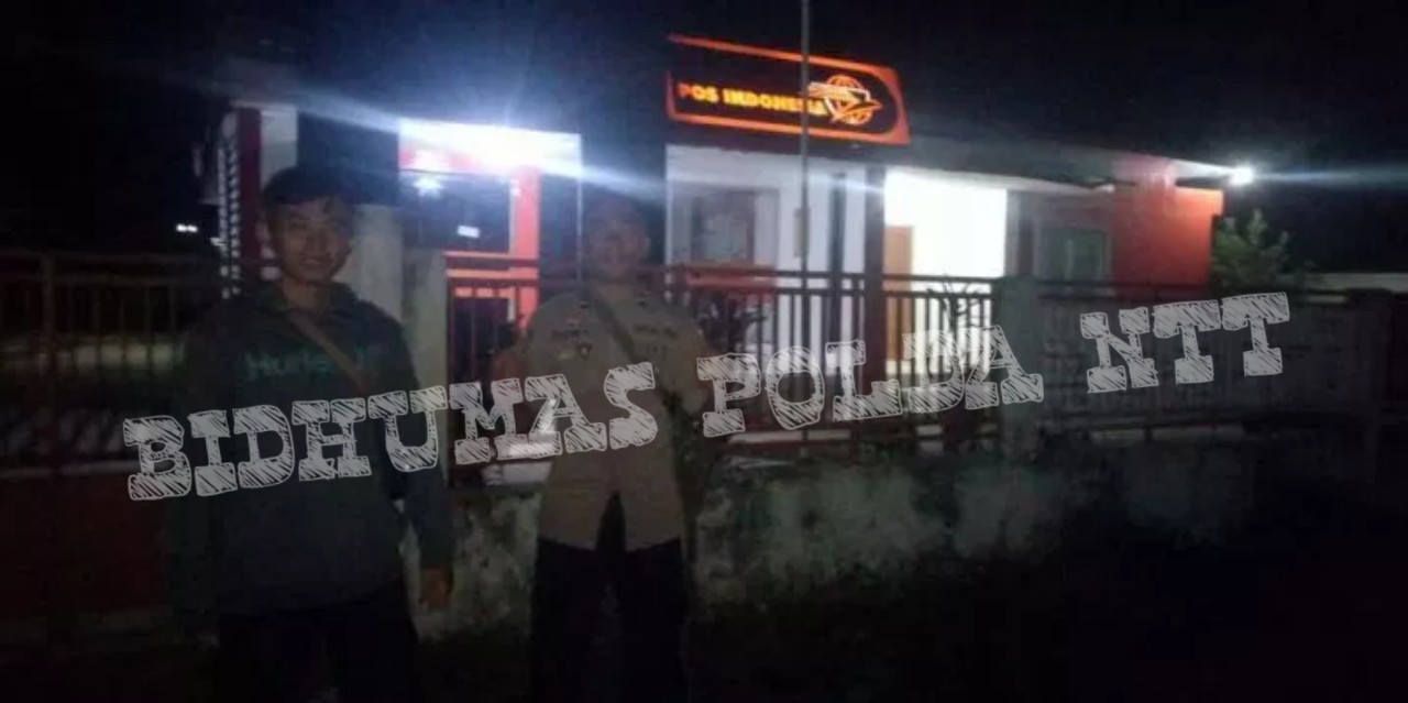 Ciptkan Situasi Yang Aman dan Kondusif, Personel Polsek Loura Rutin Laksanakan Patroli Malam