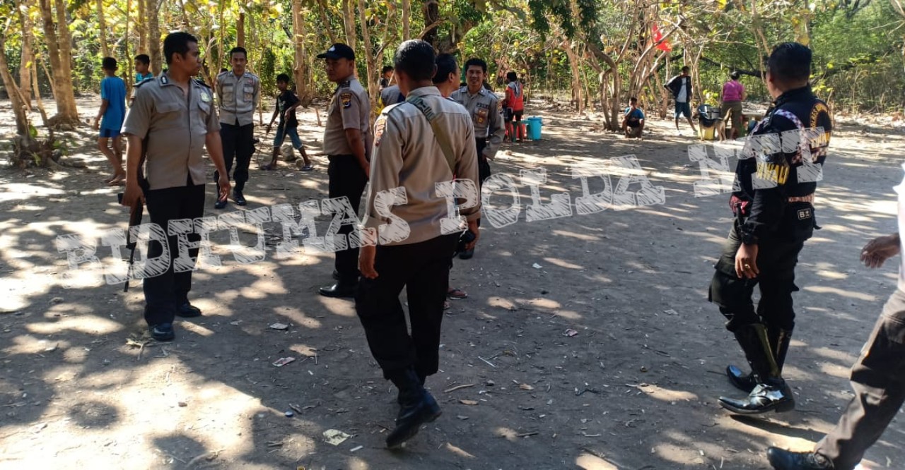 Personel Polres Kupang Kota Berhasil Bubarkan Judi Sabung Ayam Yang Meresahkan Warga