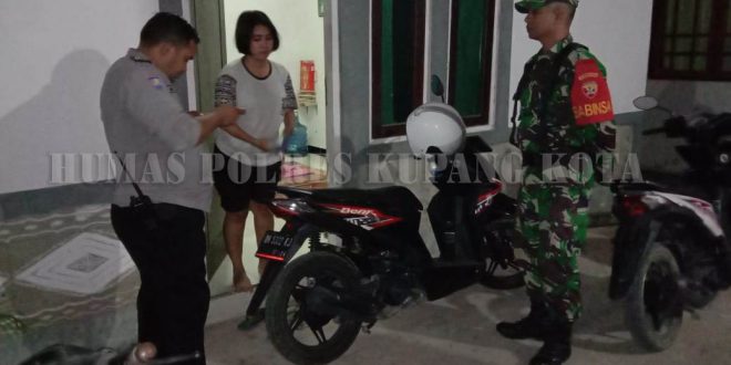 Tiga Pilar Kelurahan Sikumana Sidak bersama Tempat Kost