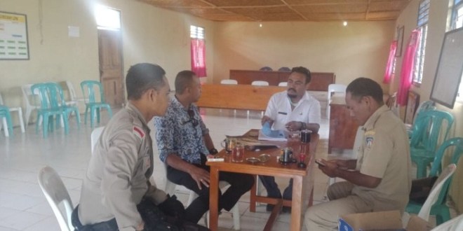 Bersama Tim Satgas Dana Desa, Brigpol Budiman Lakukan Monev Realisasi APBDes di Desa Mbilur Pangadu