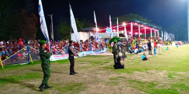 Polres Belu dan Polsek Jajaran Malaka Jaga Ketat Semi Final ETMC Malaka 2019