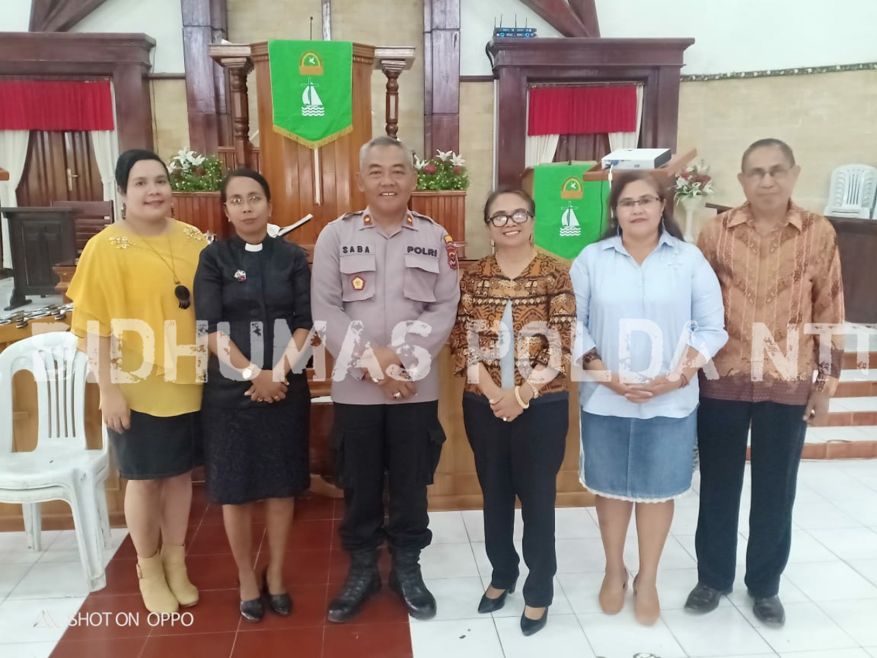 Kapolsek Oebobo Sosialisasi Tentang PPA di Gereja Maranatha Oebufu