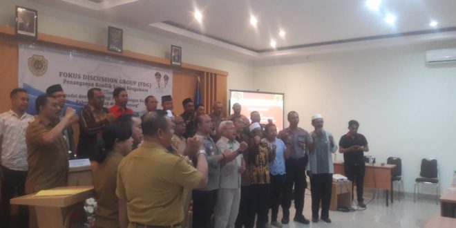 Kapolres Kupang Kota Jadi Narasumber Kegiatan FGD Penanganan Konflik Sosial Keagamaan