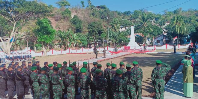 Kapolres Ende Hadiri Upacara Ziarah Nasional Di Taman Makam Pahlawan Maribhara