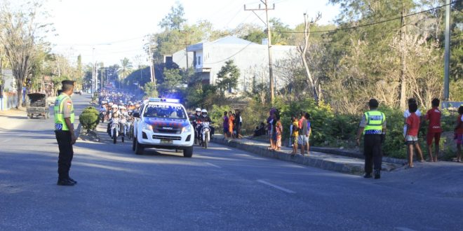 Ciptkan Situasi Kamtibmas Saat Pawai Karnawal, Polres TTU Gelar Pengamanan