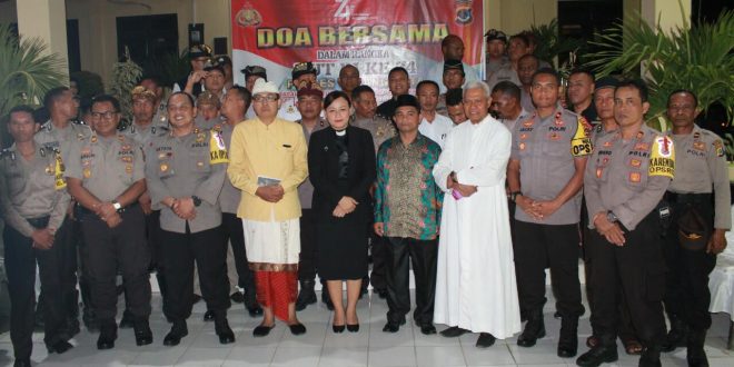 Polres Kupang Kota Gelar Doa Bersama Hadirkan Tokoh Lintas Agama Jelang HUT RI ke-74