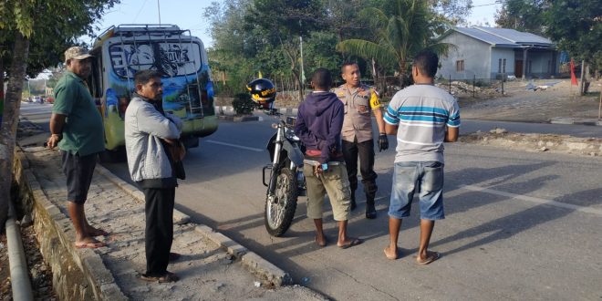 Cegah Kemacetan, Polres TTU Tertibkan Terminal Bayangan