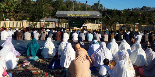 Polres Rote Ndao Gelar Sholat Idul Adha 1440 H di Halaman Mapolres