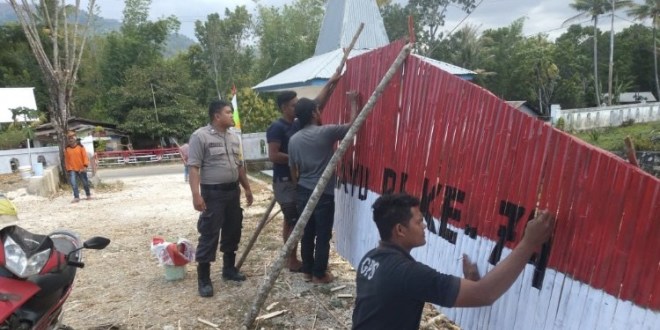 Persiapan Kegiatan Bursa Inovasi Desa Bersama Bhabinkamtibmas Polsek Umbu Ratu Nggay