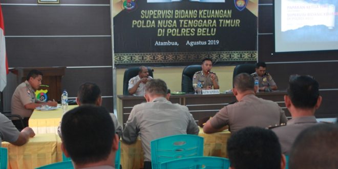 Analisis Pengelolaan dan Pelaporan Keuangan pada Satuan Kerja, Bidang Keuangan Polda NTT Lakukan Supervisi di Polres Belu