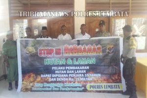 Polsek Lebatukan Berikan Sosialisasi Tentang Karhutlah Pada Warga